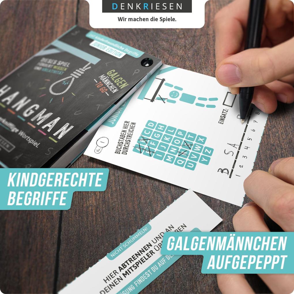 Weitere Ansicht: HANGMAN - JUNIOR EDITION - "Galgenmännchen TO GO" | Denis Görz, Ricardo Barreto