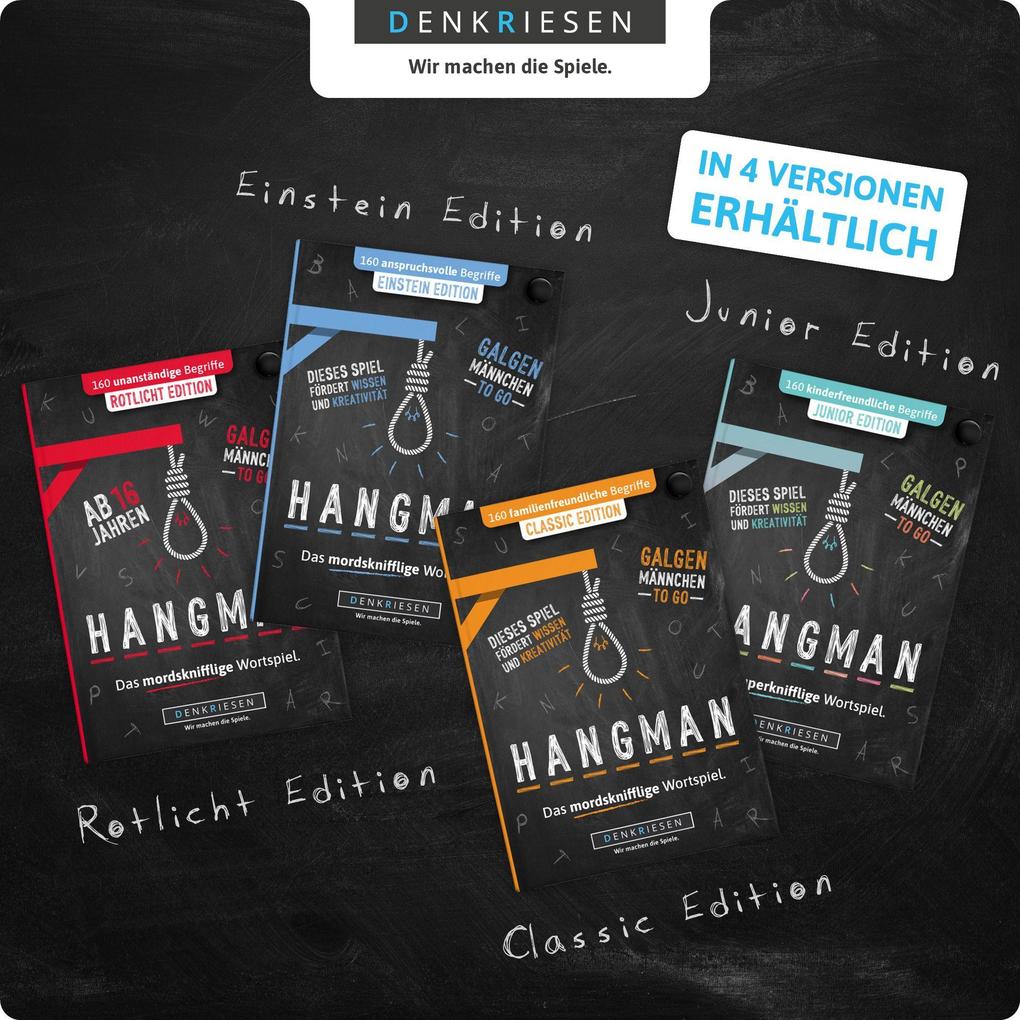 Weitere Ansicht: HANGMAN - JUNIOR EDITION - "Galgenmännchen TO GO" | Denis Görz, Ricardo Barreto
