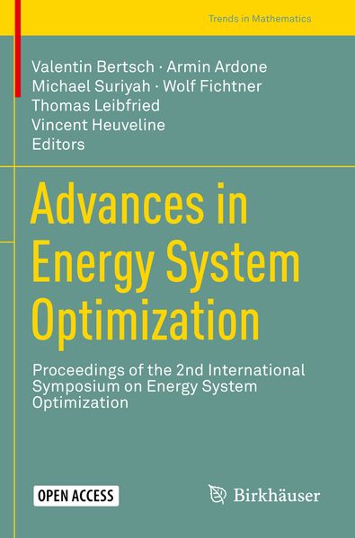Produktbild: Advances in Energy System Optimization