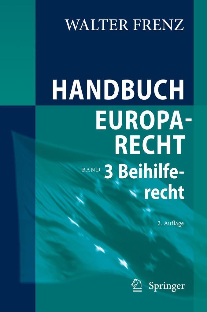 Produktbild: Handbuch Europarecht | Walter Frenz