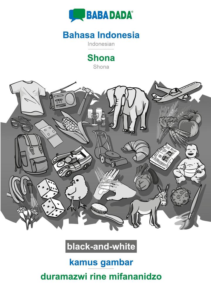 Produktbild: Bahasa Indonesia - Shona, kamus gambar, BW | Babadada Gmbh