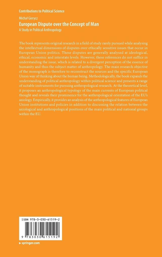 Weitere Ansicht: European Dispute over the Concept of Man | Micha Gierycz