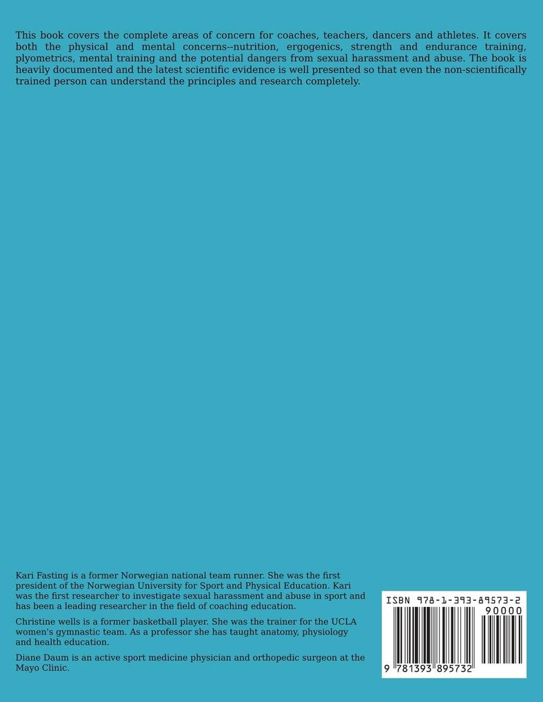 Weitere Ansicht: Coaching and Teaching Female Athletes and Dancers | Kari Fasting, Christine Wells, Dianne Daum
