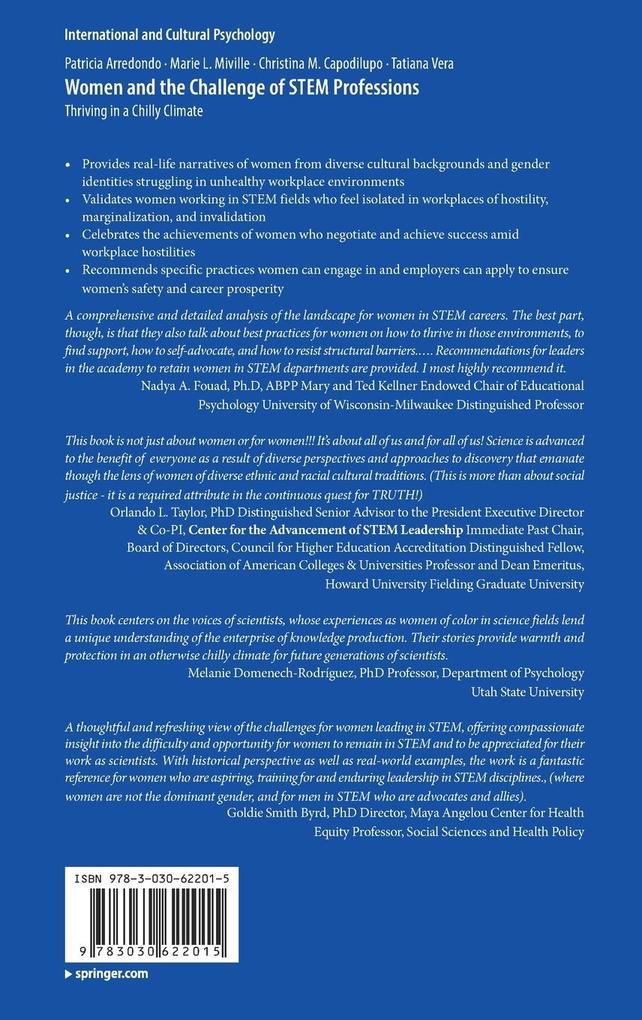 Weitere Ansicht: Women and the Challenge of STEM Professions | Patricia Arredondo, Marie L. Miville, Christina M. Capodilupo, Tatiana Vera