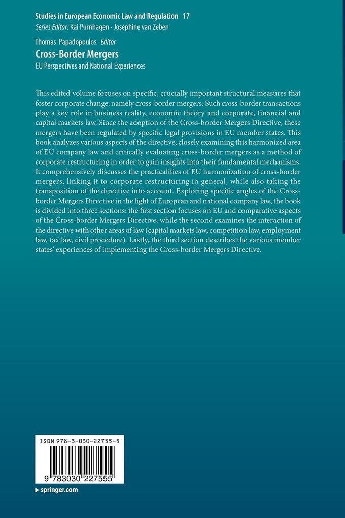 Weitere Ansicht: Cross-Border Mergers
