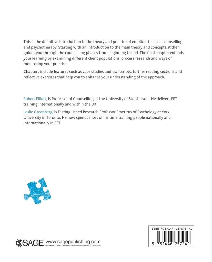 Weitere Ansicht: Emotion-Focused Counselling in Action | Robert Elliott, Leslie Greenberg