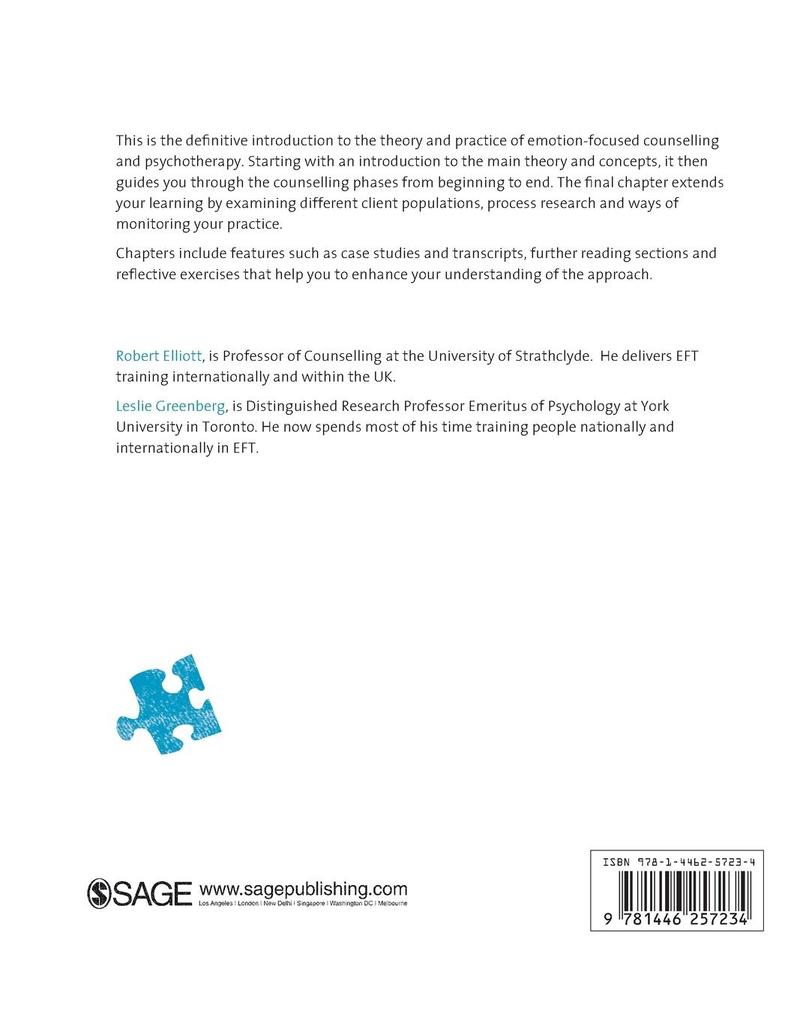 Weitere Ansicht: Emotion-Focused Counselling in Action | Robert Elliott, Leslie Greenberg
