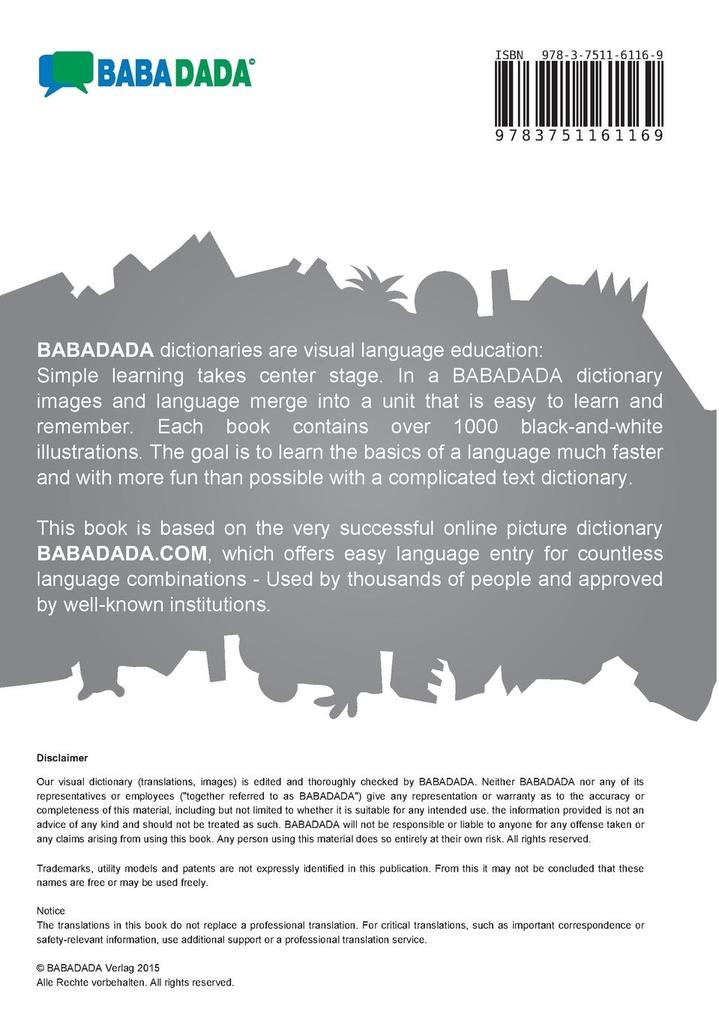 Weitere Ansicht: Bahasa Indonesia - Shona, kamus gambar, BW | Babadada Gmbh