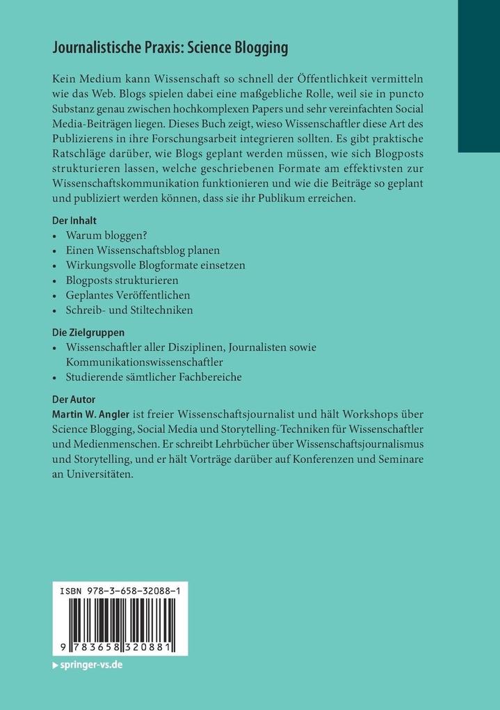 Weitere Ansicht: Journalistische Praxis: Science Blogging | Martin W. Angler