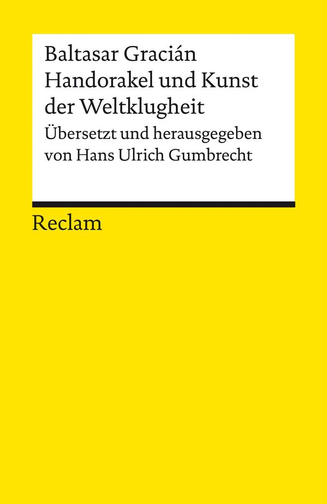 Produktbild: Handorakel und Kunst der Weltklugheit | Baltasar Gracián