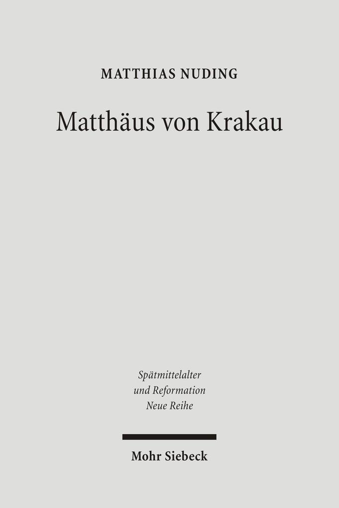 Produktbild: Matthäus von Krakau | Matthias Nuding