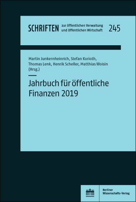 Produktbild: Jahrbuch für öffentliche Finanzen (2019)