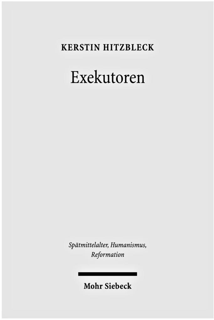 Produktbild: Exekutoren | Kerstin Hitzbleck