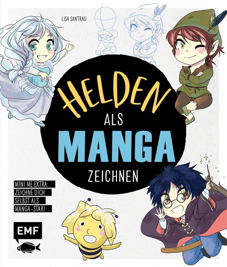 Produktbild: Helden als Manga zeichnen | Lisa Santrau