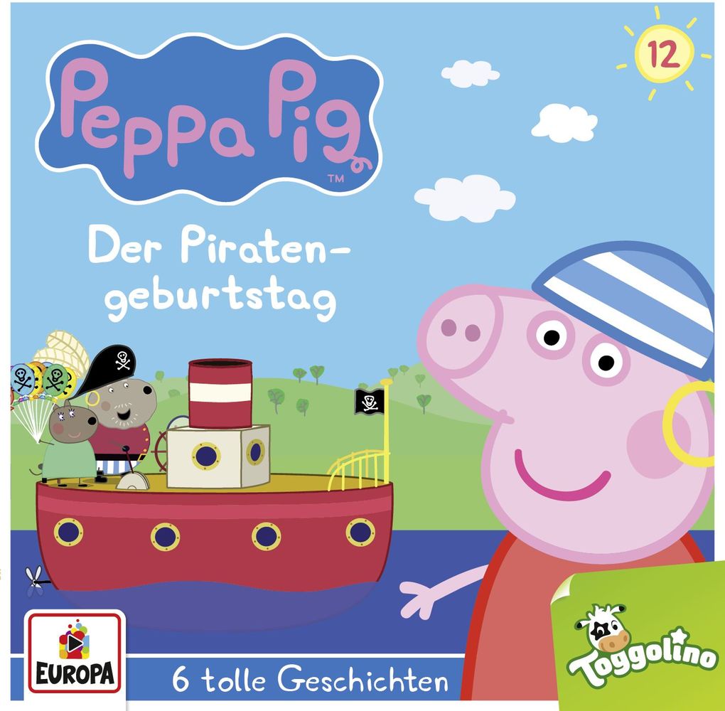 Produktbild: 012/Der Piratengeburtstag (und 5 weitere Geschicht | Peppa Pig Hörspiele