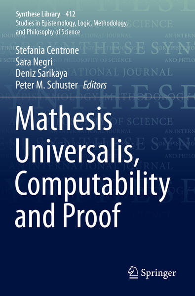 Produktbild: Mathesis Universalis, Computability and Proof