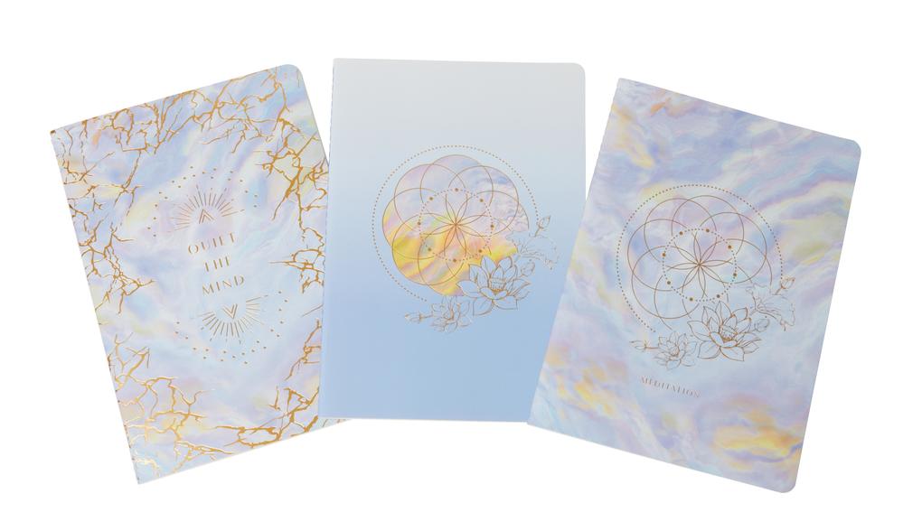 Produktbild: Meditation Sewn Notebook Collection (Set of 3) | Insight Editions