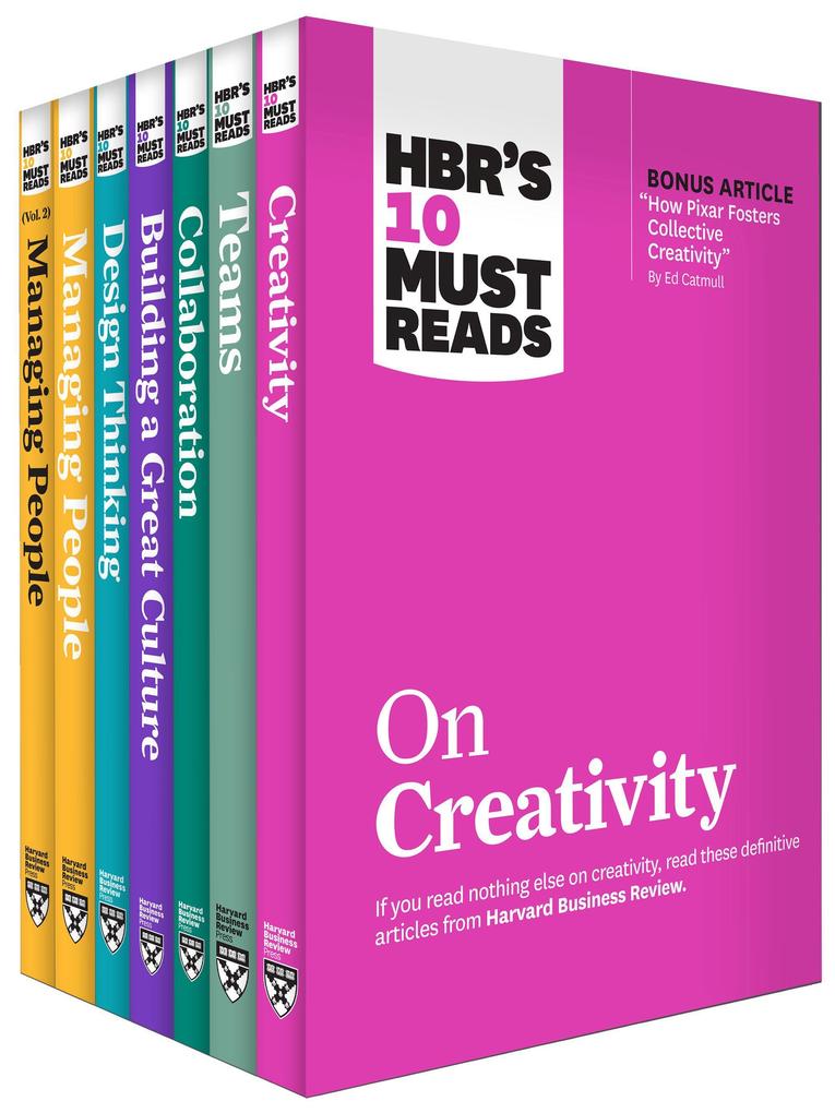 Produktbild: Hbr's 10 Must Reads on Creative Teams Collection (7 Books) | Harvard Business Review, Clayton M Christensen, Indra Nooyi, Marcus Buckingham, Adam Grant