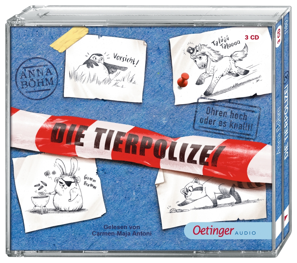 Weitere Ansicht: Die Tierpolizei 2. Ohren hoch oder es knallt!, 3 Audio-CD | Anna Böhm