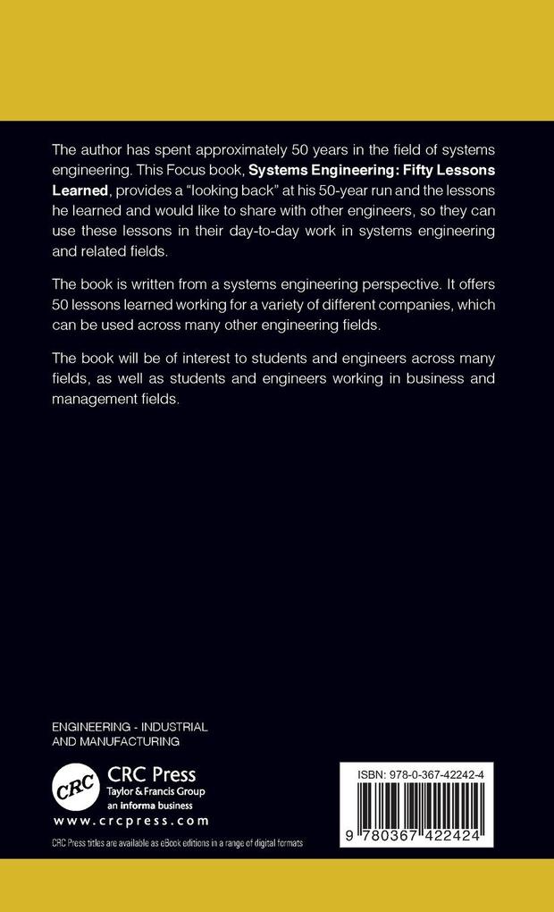 Weitere Ansicht: Systems Engineering | Howard Eisner