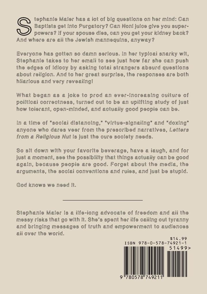 Weitere Ansicht: Letters From A Religious Nut | Stephanie Maier