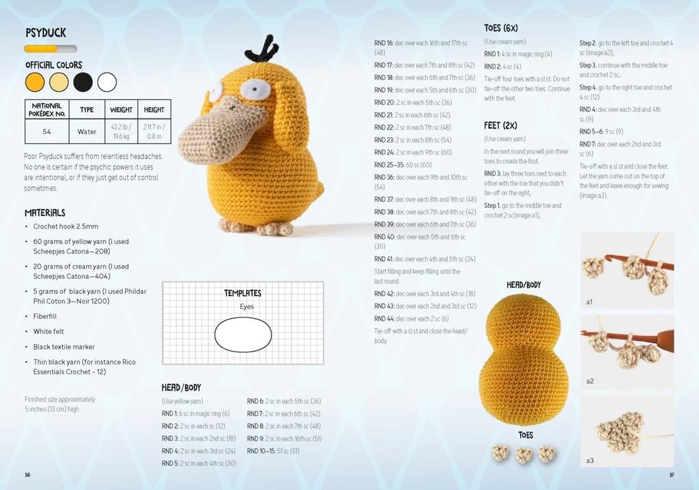 Weitere Ansicht: Pokémon Crochet Pikachu Kit | Sabrina Somers