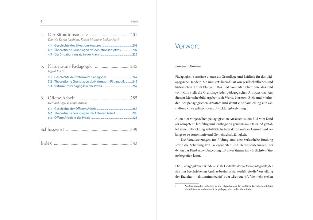 Weitere Ansicht: Pädagogische Ansätze in der Kita | Wolfgang Saßmannshausen, Ulrich Steenberg, Franz-J. Brockschnieder, Gerhard Regel, Sonja Ahrens