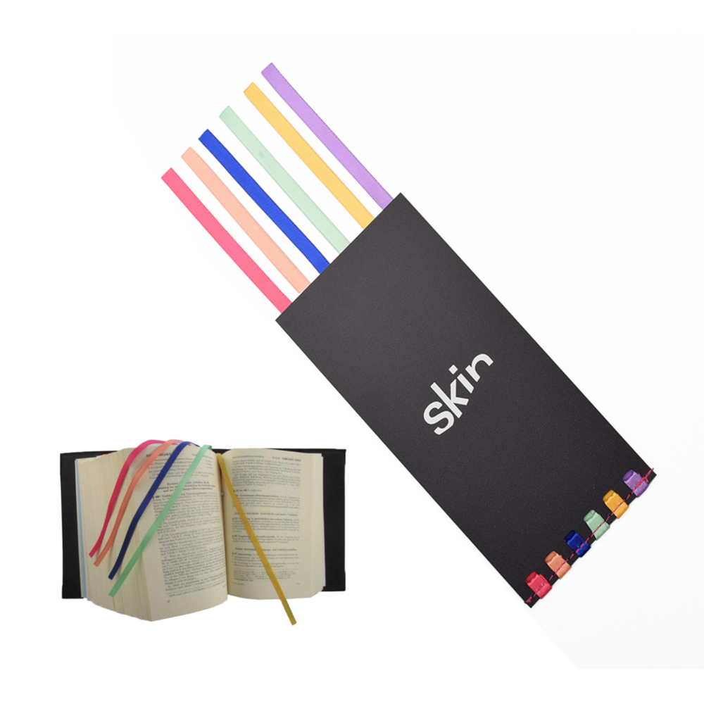 Weitere Ansicht: SKIN Lesezeichen MARK Gr. L (Habersack) mit 6 farbigen Lesemarkern | Skin von Barth & Bauer