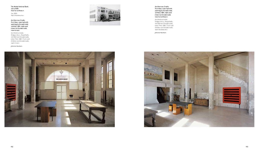 Weitere Ansicht: Donald Judd | Urs Peter Flückiger