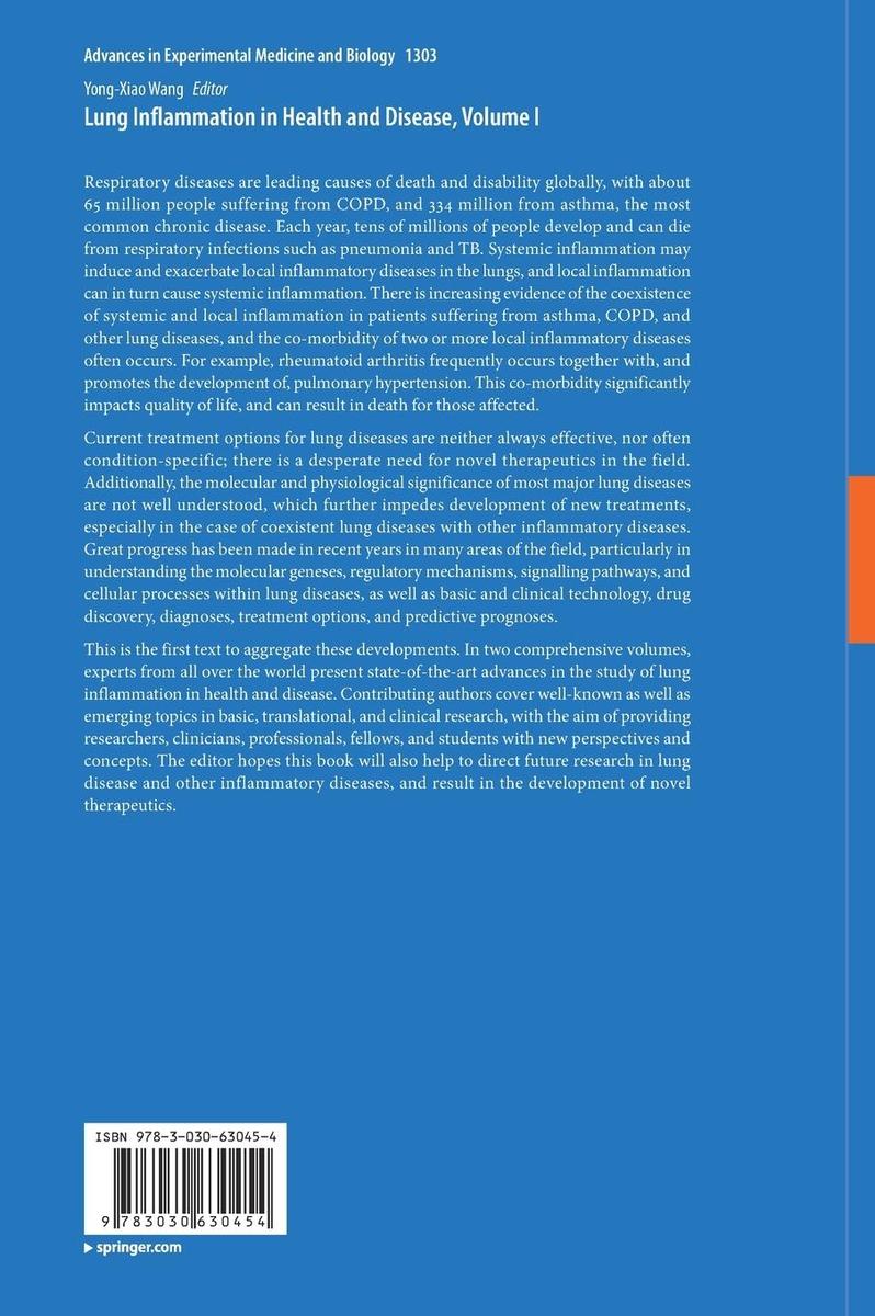 Weitere Ansicht: Lung Inflammation in Health and Disease, Volume I