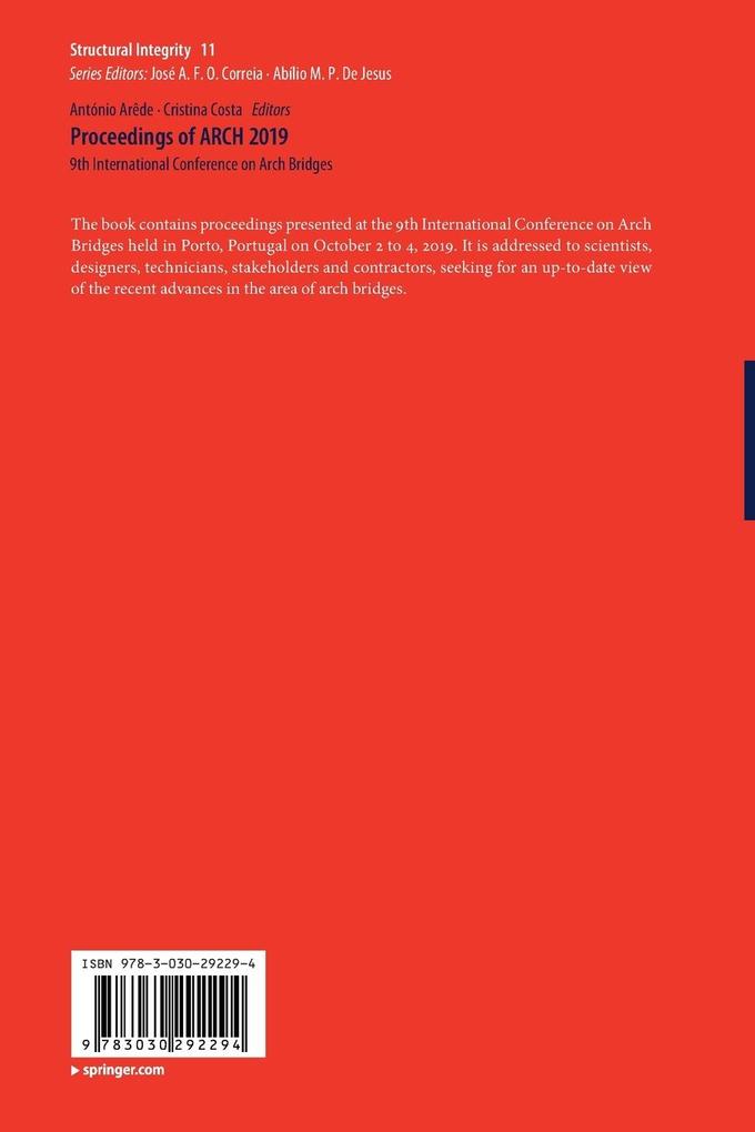 Weitere Ansicht: Proceedings of ARCH 2019