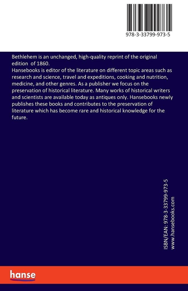 Weitere Ansicht: Bethlehem | Frederick William Faber