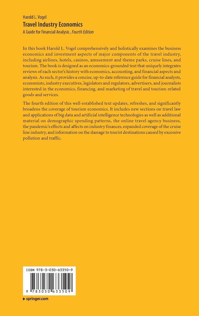 Weitere Ansicht: Travel Industry Economics | Harold L. Vogel