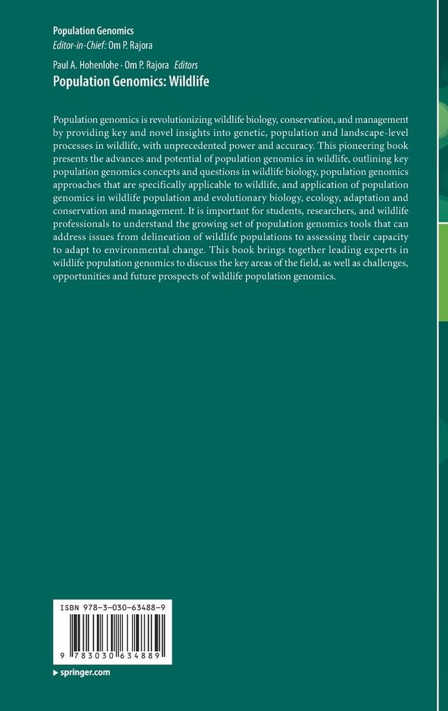 Weitere Ansicht: Population Genomics: Wildlife