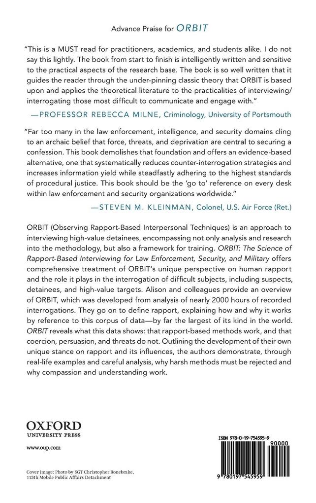 Weitere Ansicht: Orbit | Emily Alison, Neil Shortland, Laurence J. Alison