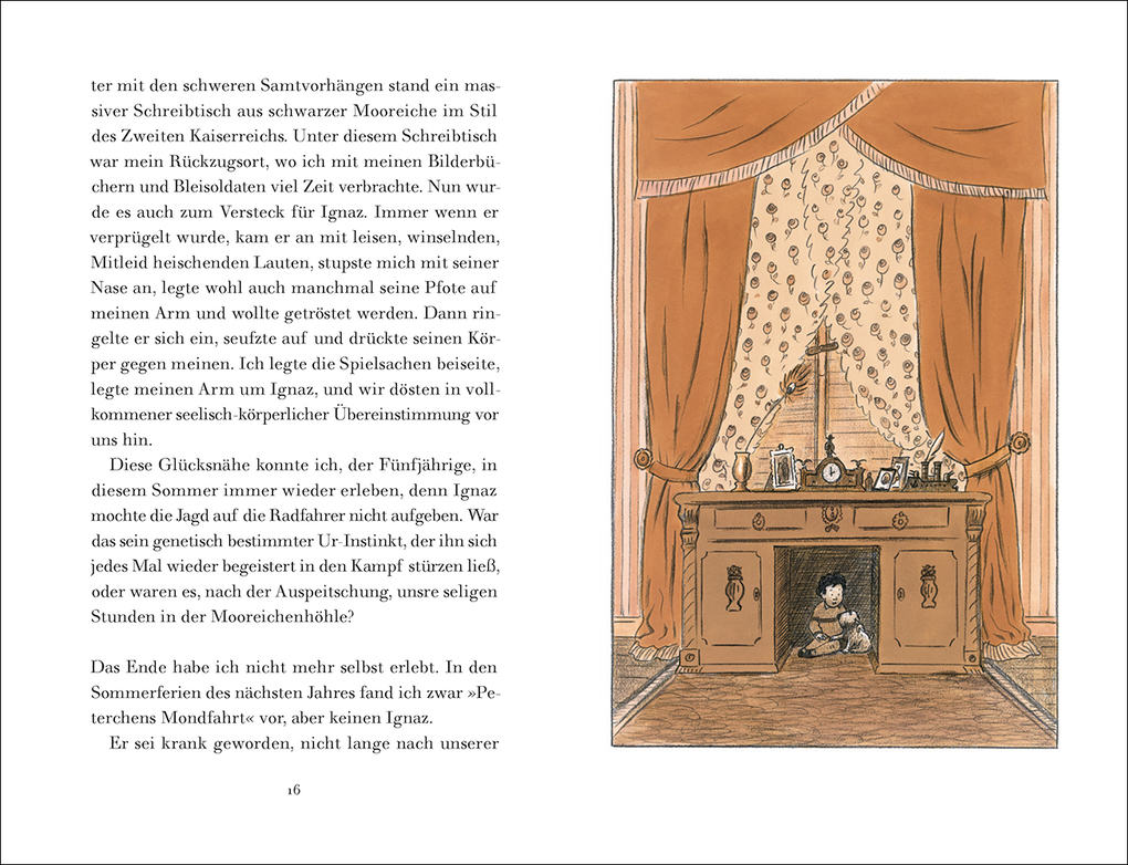 Weitere Ansicht: Ignaz, die gelbe Dogge und die Höllenhunde | Hans Traxler