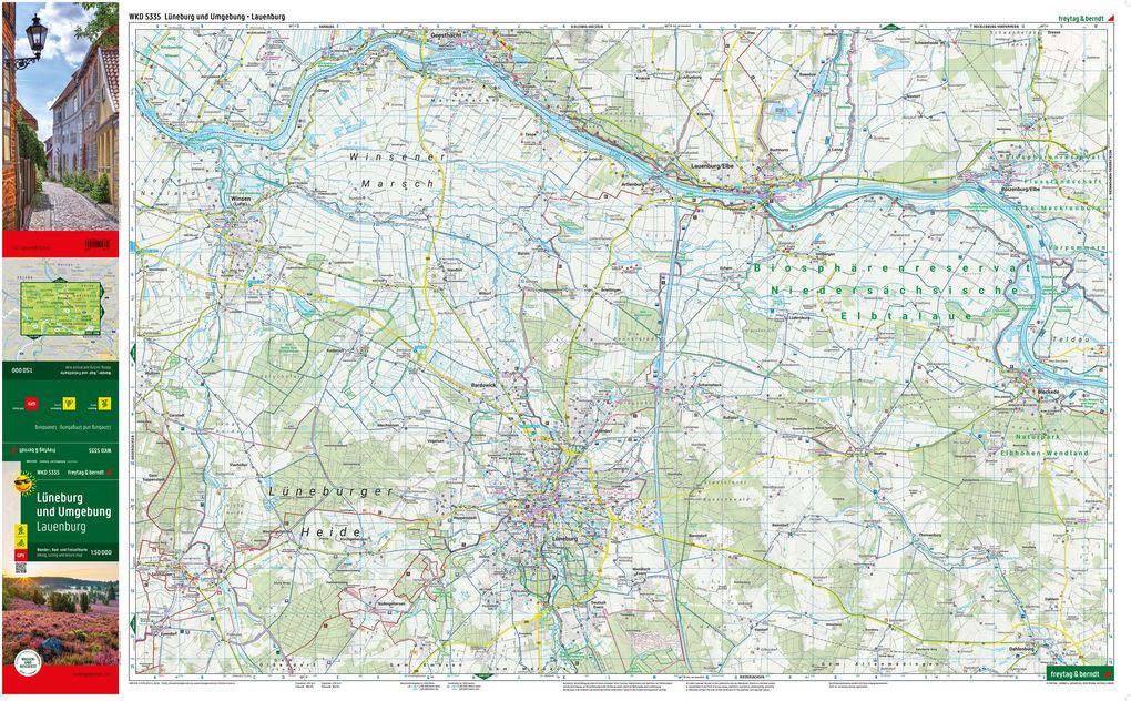 Weitere Ansicht: freytag & berndt Wanderkarte WKD 5335 Lüneburg und Umgebung, Lauenburg 1:50.000