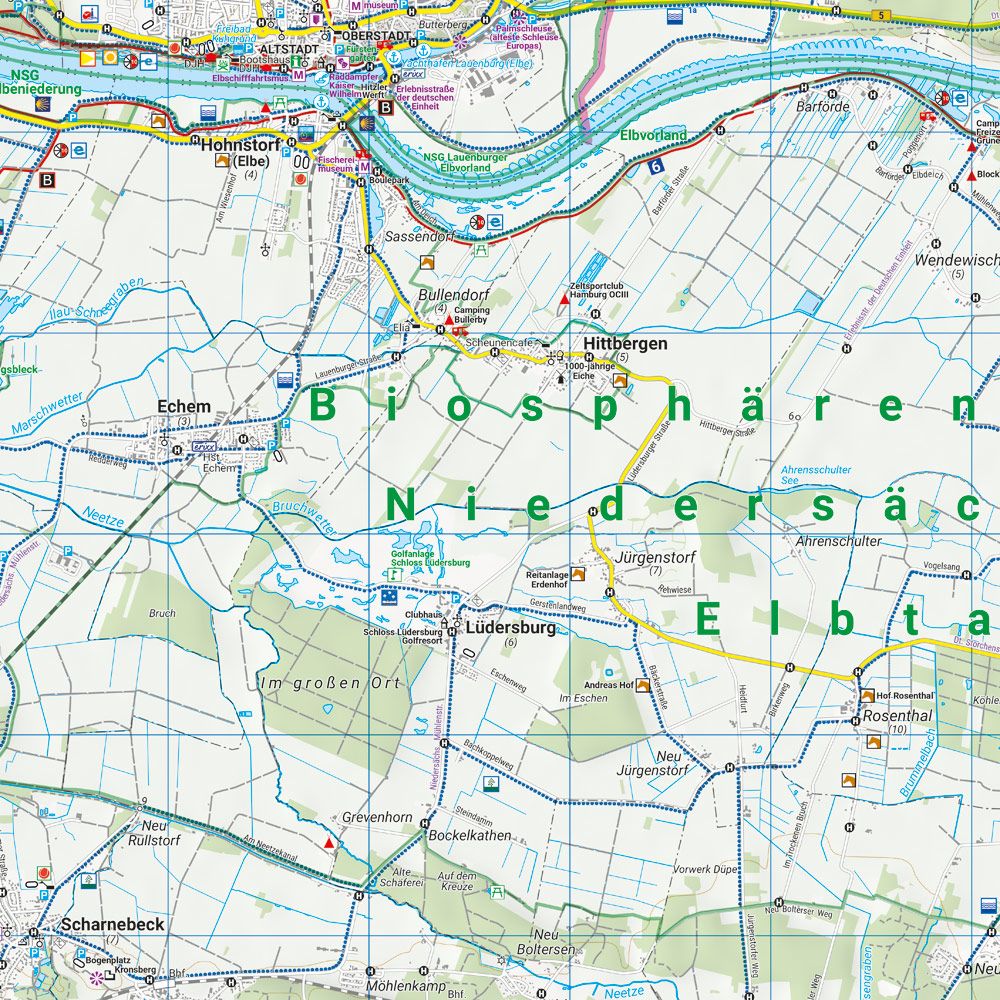 Weitere Ansicht: freytag & berndt Wanderkarte WKD 5335 Lüneburg und Umgebung, Lauenburg 1:50.000