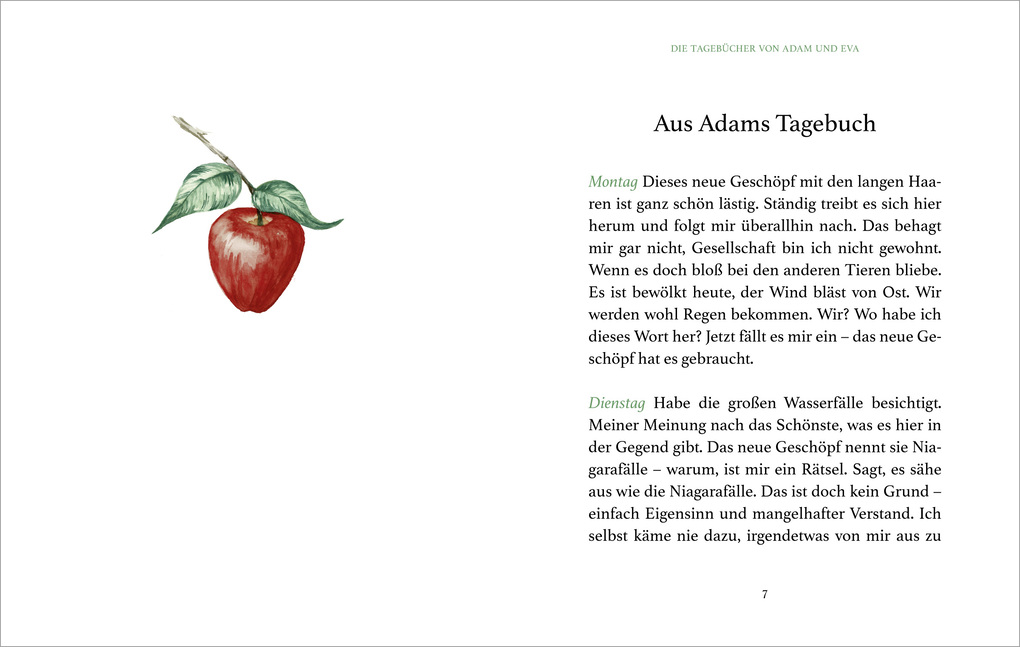 Weitere Ansicht: Die Tagebücher von Adam und Eva | Mark Twain