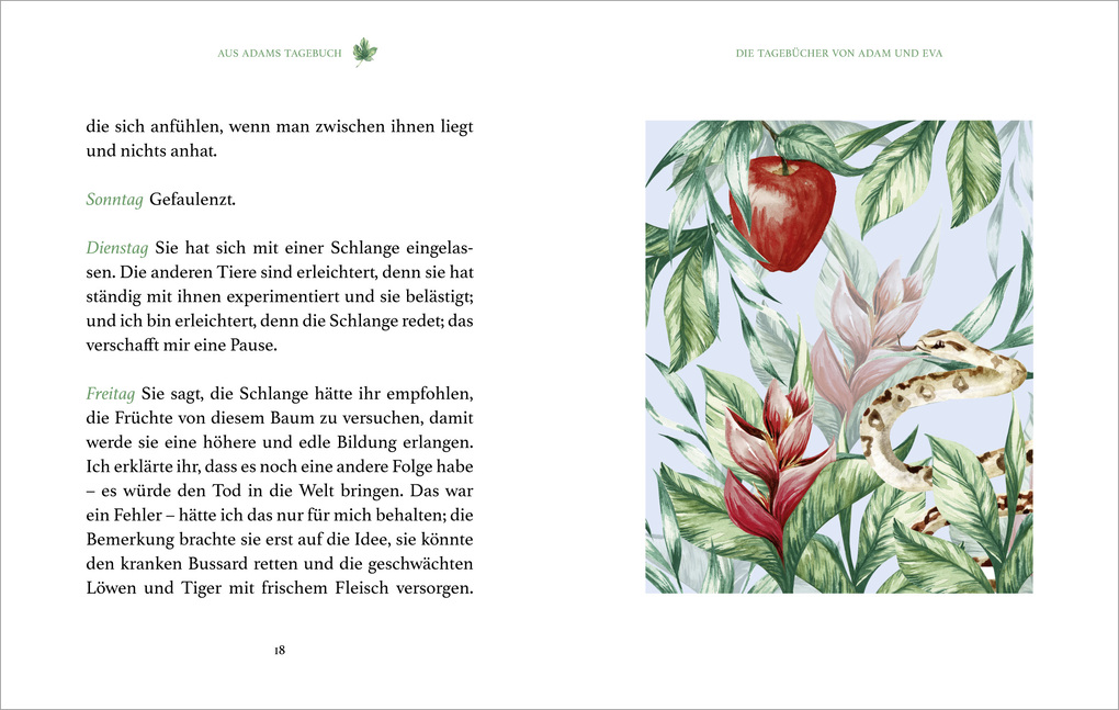 Weitere Ansicht: Die Tagebücher von Adam und Eva | Mark Twain