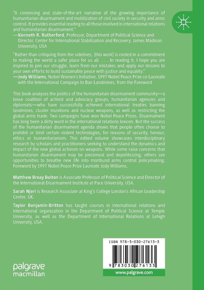 Weitere Ansicht: Global Activism and Humanitarian Disarmament
