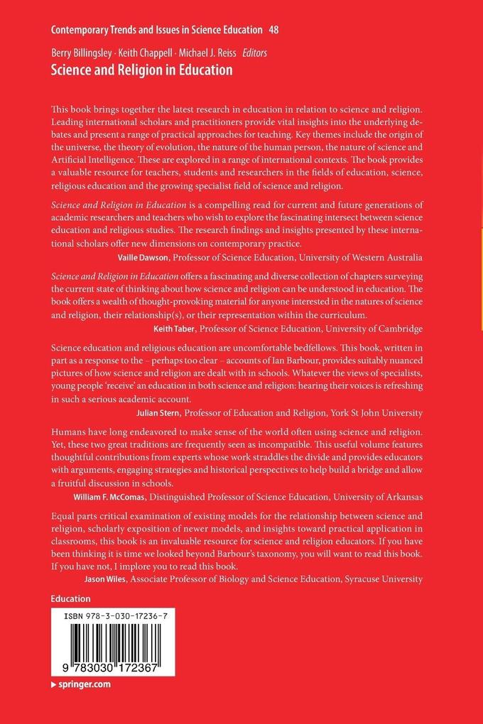 Weitere Ansicht: Science and Religion in Education