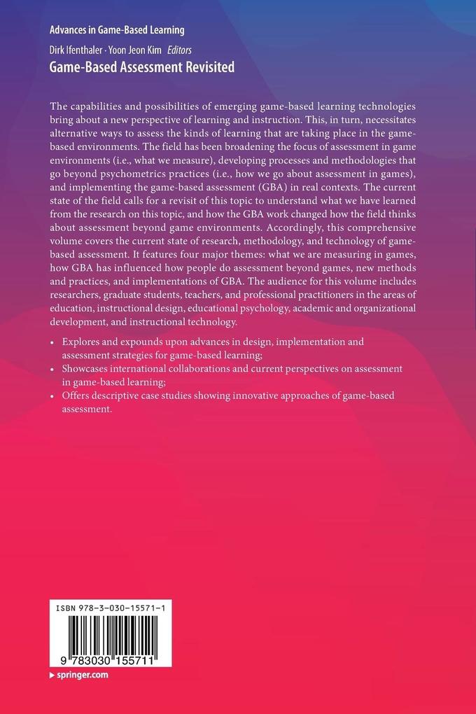 Weitere Ansicht: Game-Based Assessment Revisited