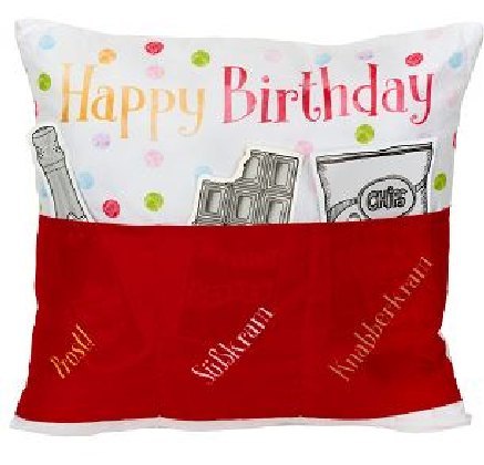 Produktbild: Sofahelden Happy Birthday rot