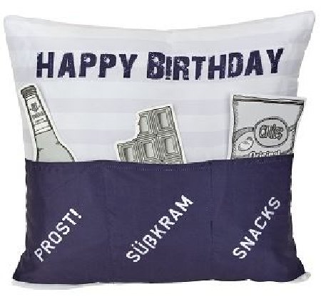 Produktbild: Sofahelden Happy Birthday blau