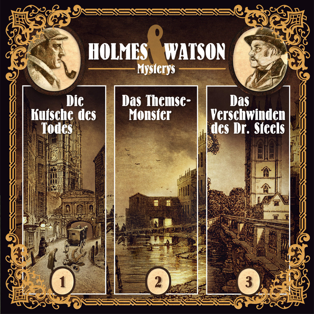 Produktbild: Holmes & Watson Mysterys Edition 2, 3 Audio-CD