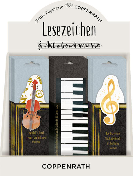 Coppenrath Verlag - All about Music - Lesezeichen mit Botschaft als Sonstiger Artikel