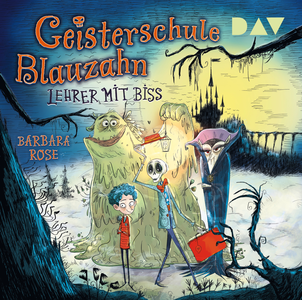 Produktbild: Geisterschule Blauzahn - Lehrer mit Biss, 2 Audio-CD | Barbara Rose