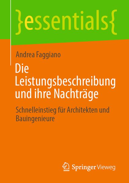Produktbild: Die Leistungsbeschreibung und ihre Nachträge | Andrea Faggiano