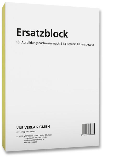 Produktbild: Ersatzblock